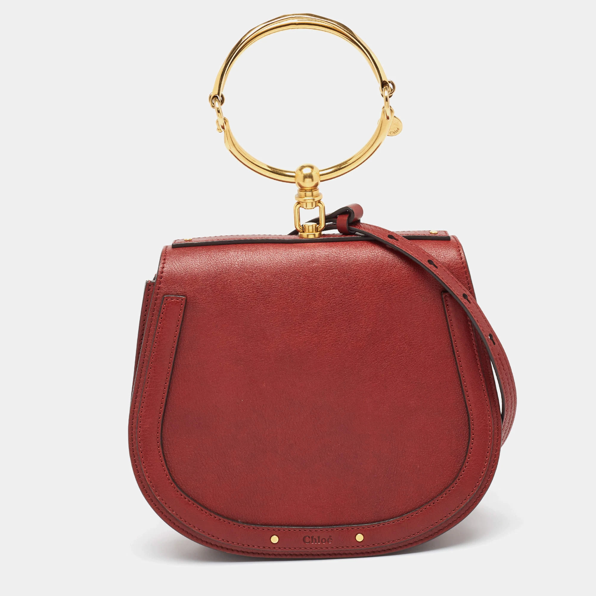 Chloe Nile Bracelet Bag Red