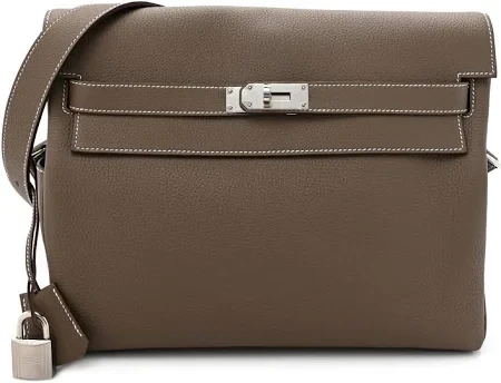 Hermes Kelly Messenger Alezan Evercolor PHW PM stamp W (2024)