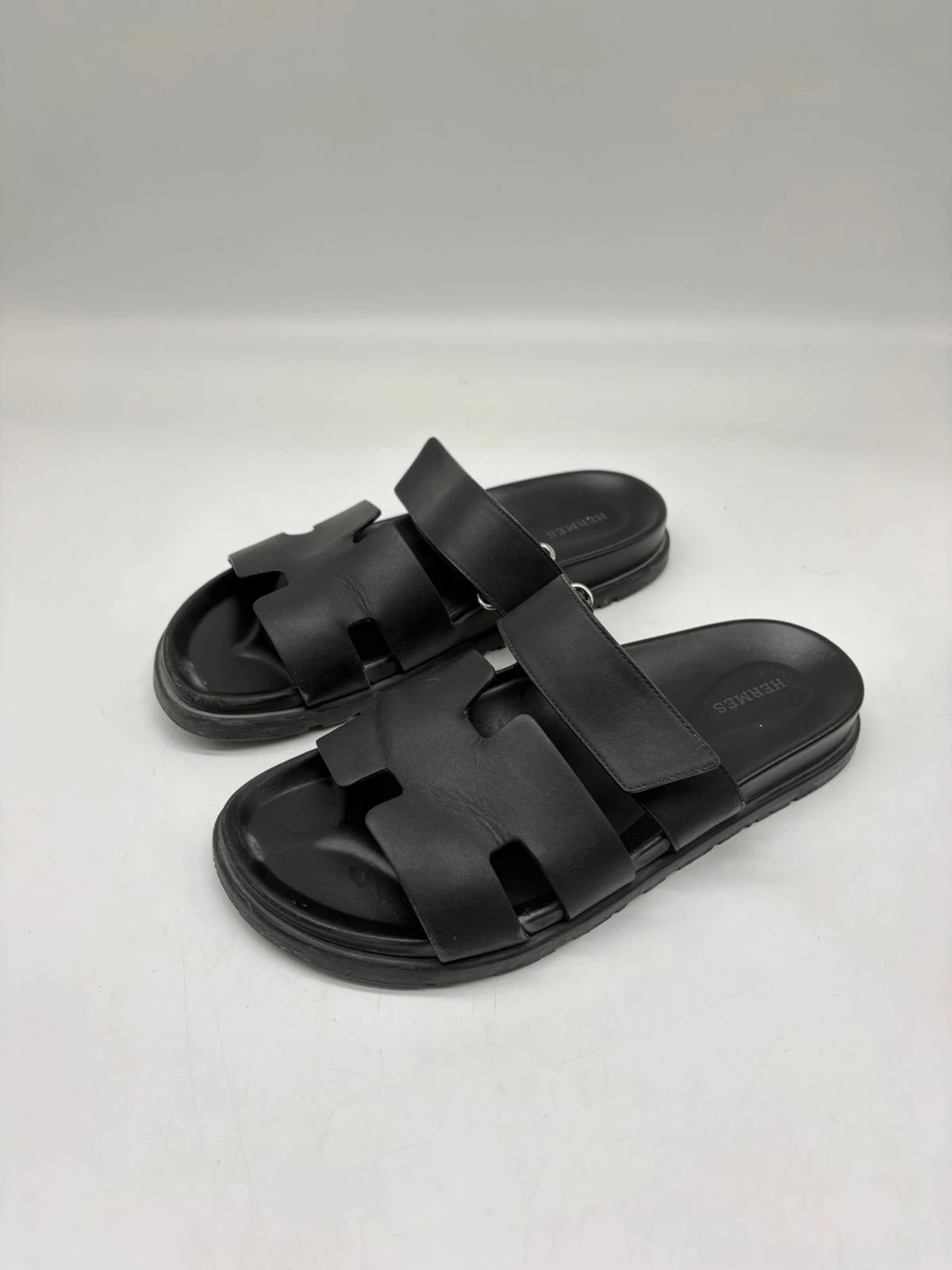 Hermes Izmir sandal Brown Black 39.5