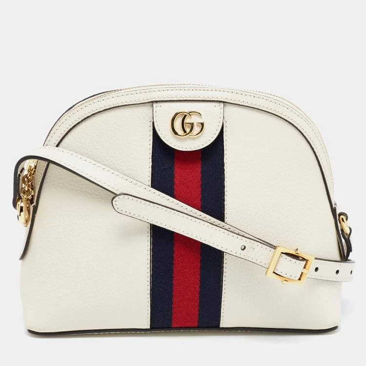 Gucci Off White Ophidia GG Small Shoulder Bag