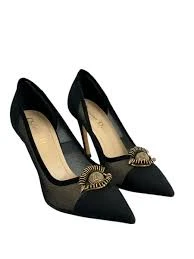 Dior Black Mesh and Sued Eye Detail size 40
