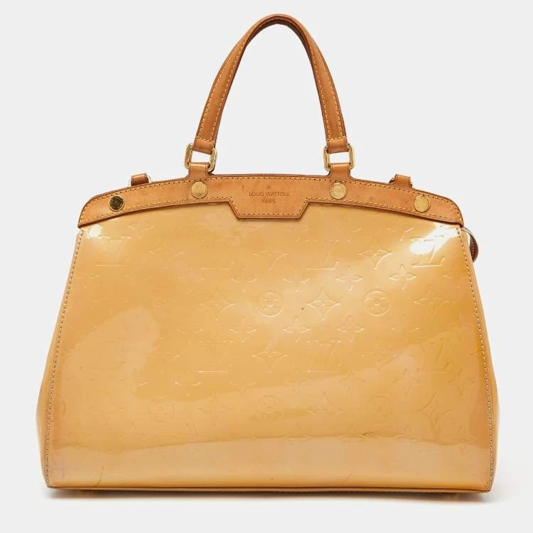 Louis Vuitton Brea MM Bag Monogram Vernis Leather