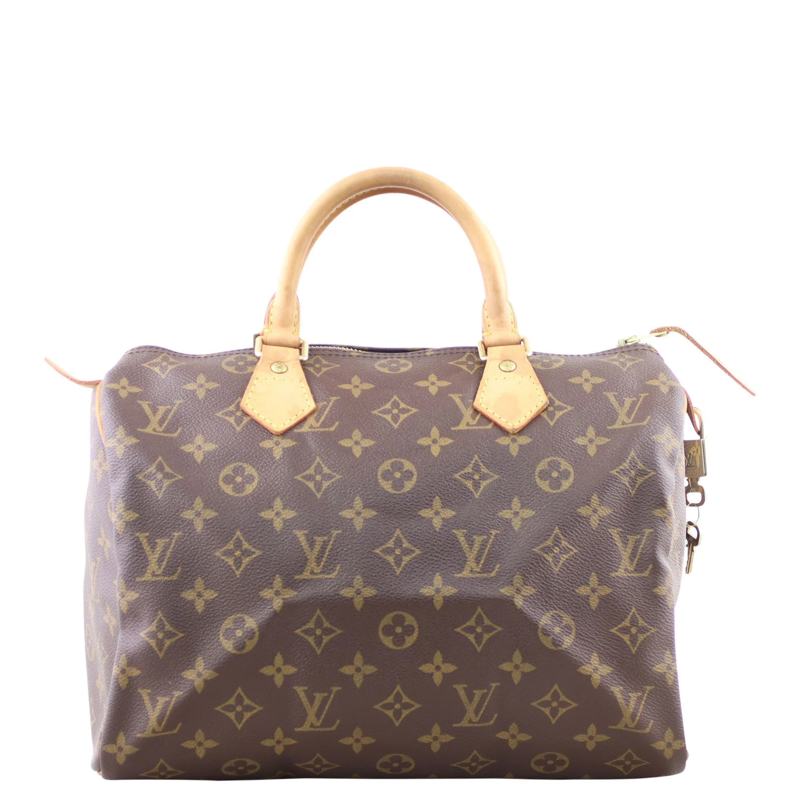 Louis Vuitton Brown Monogram Speedy 30 SP4146