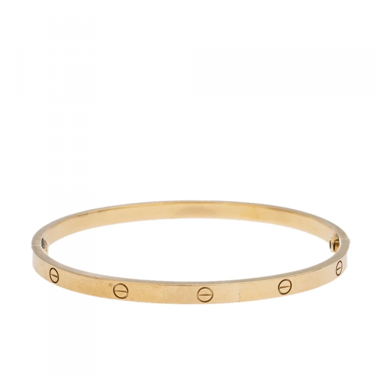 Cartier Love Bracelet SM 18YG  Size:17 10.0g 227CW