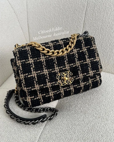 Chanel 19 flap tweed two-way shoulder Bag