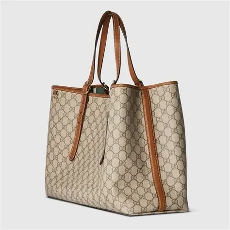 Gucci GG Emblem Large Tote Bag