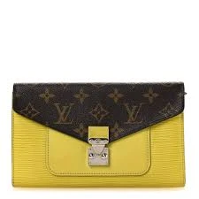 Louis Vuitton Epi Monogram Marie Rose Wallet in Pistache Color