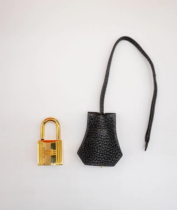 Hermes Kelly 28 Stamp D 2019 Black Togo Leather Bag with Gold Hardware