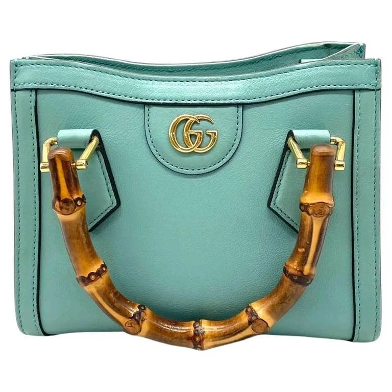 Gucci Diana Mini Tote Bag Mint Green