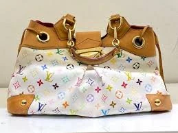 Louis Vuitton White Multicolor Monogram Canvas Ursula Bag