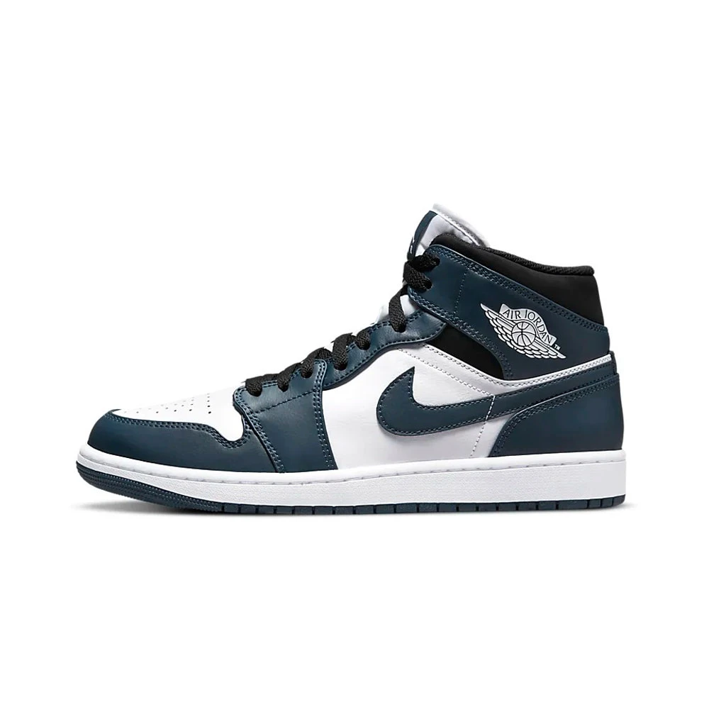 Nike Air Jordan 1 Mid Sneaker "Armory Navy" Size 41
