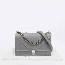 dior medium di orama flap gray silvertone HW