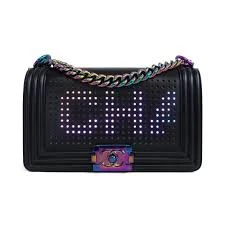 Chanel Led Boy Bag Black Lambskin