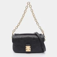 Louis Vuitton Pochette Metis East West Black Bag