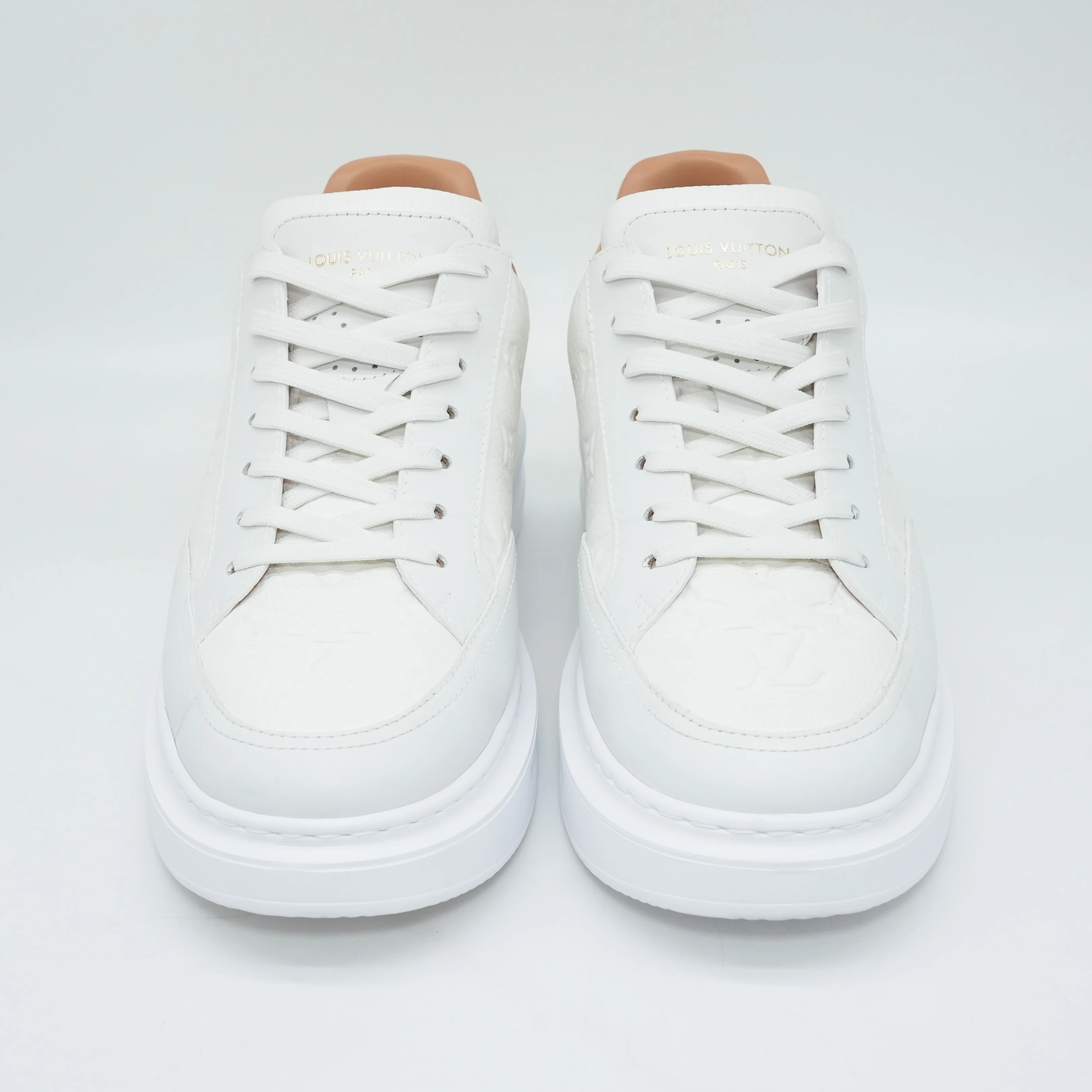 Louis Vuitton Sneakers Beverly Hills Line Monogram Shoes Mens Size 40