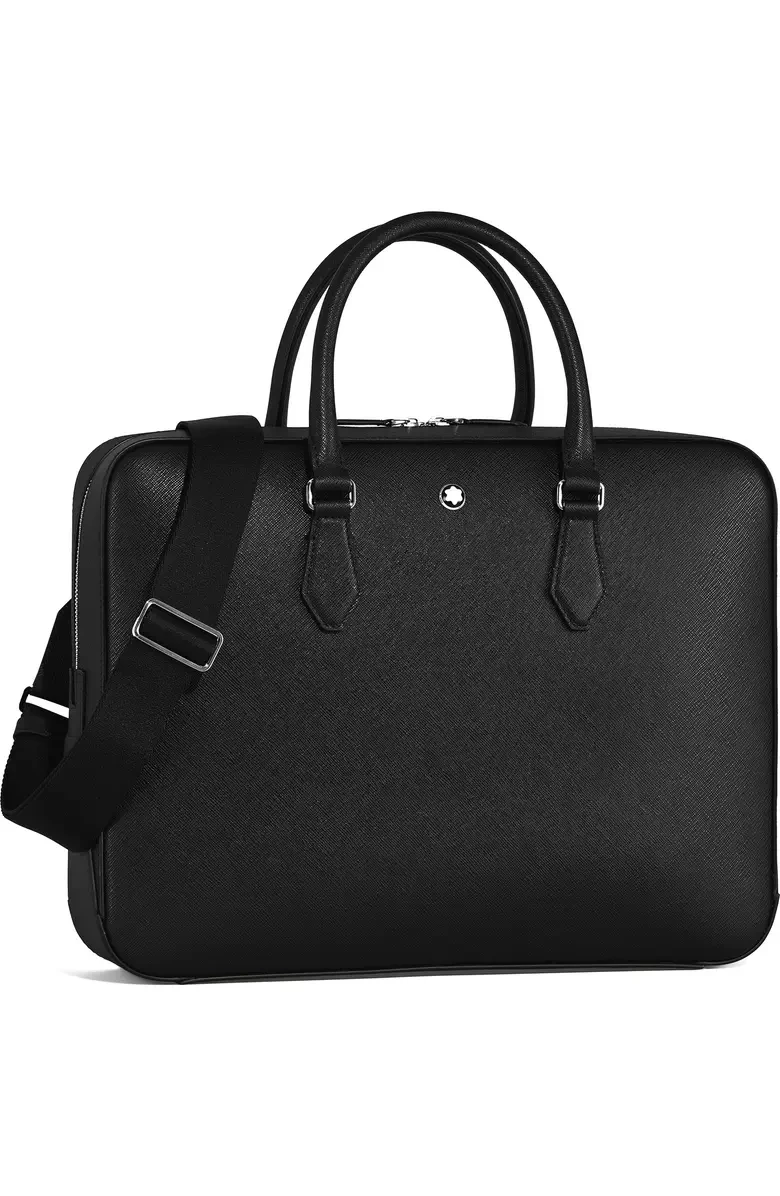 Moutblanc Medium Sartorial Document Case in Calfskin Leather