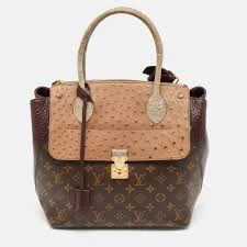 Louis Vuitton Majestueux Tote Ostrich & Python