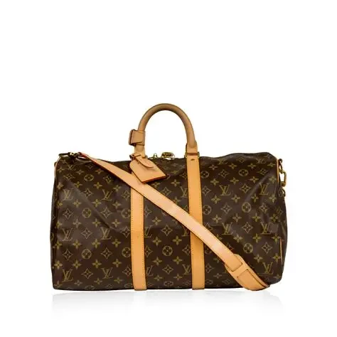 Louis Vuitton Monogram Canvas Keepall Bandouliere Size: 45