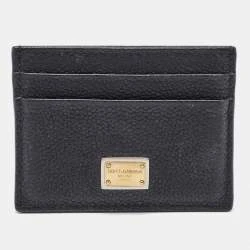 Dolce & Gabbana Dauphine Leather Card Holder BO
