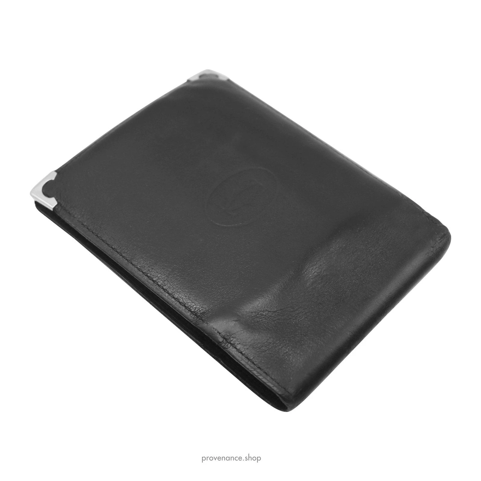 Cartier Black Calfskin Bifold Wallet