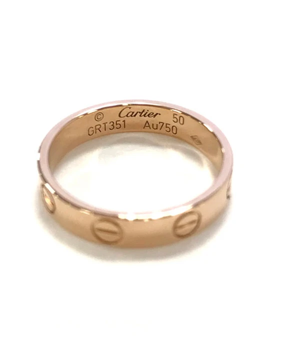 Cartier Mini Love Ring K18PG 50