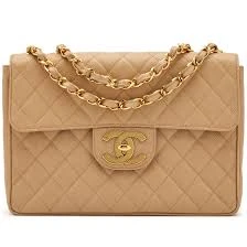 Chanel 1995 Jumbo Classic Flap Shoulder Bag Beige DB