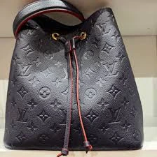 Louis Vuitton NeoNeo Handbag Monogram Empreinte Lenther MM Bucket Bag DB