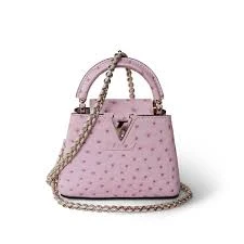 Louis Vuitton Capucines Minig Pink Handbag DB