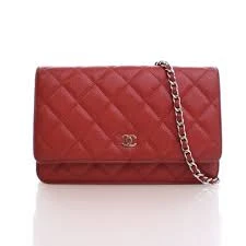 Chanel Classic Carviar Leather Wallet ON Chain