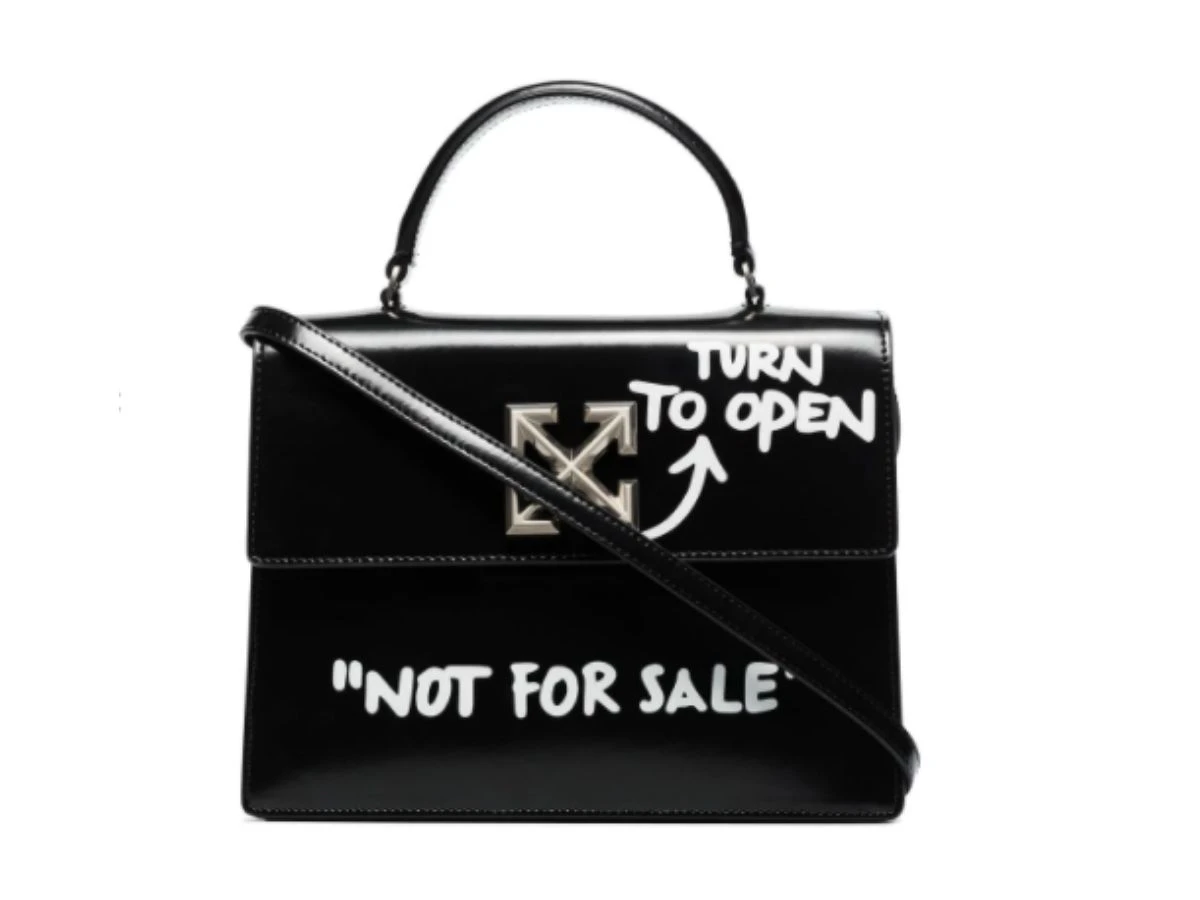 Off White Jitney 2.8 Turn to Open Leather Bag DB