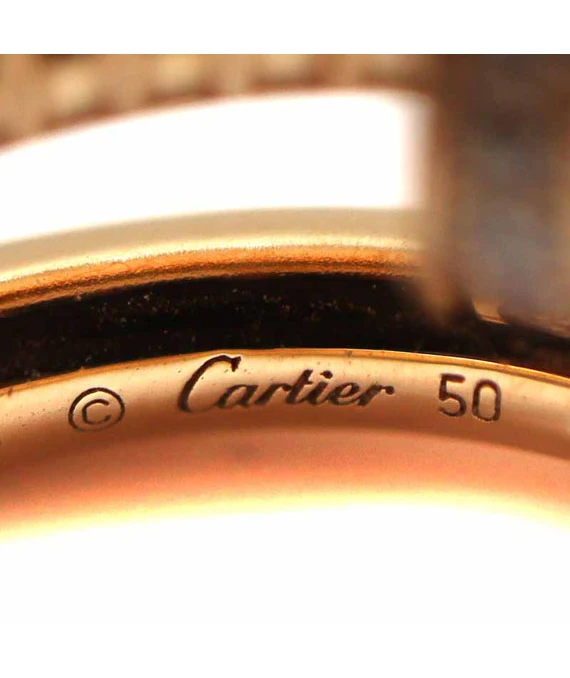 Cartier Juste Un Clou ring K18PG Rose Gold Diamond Ring