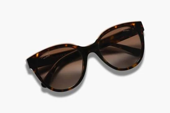 Chanel Cat Eye Quilted Sunglasses BO/DB