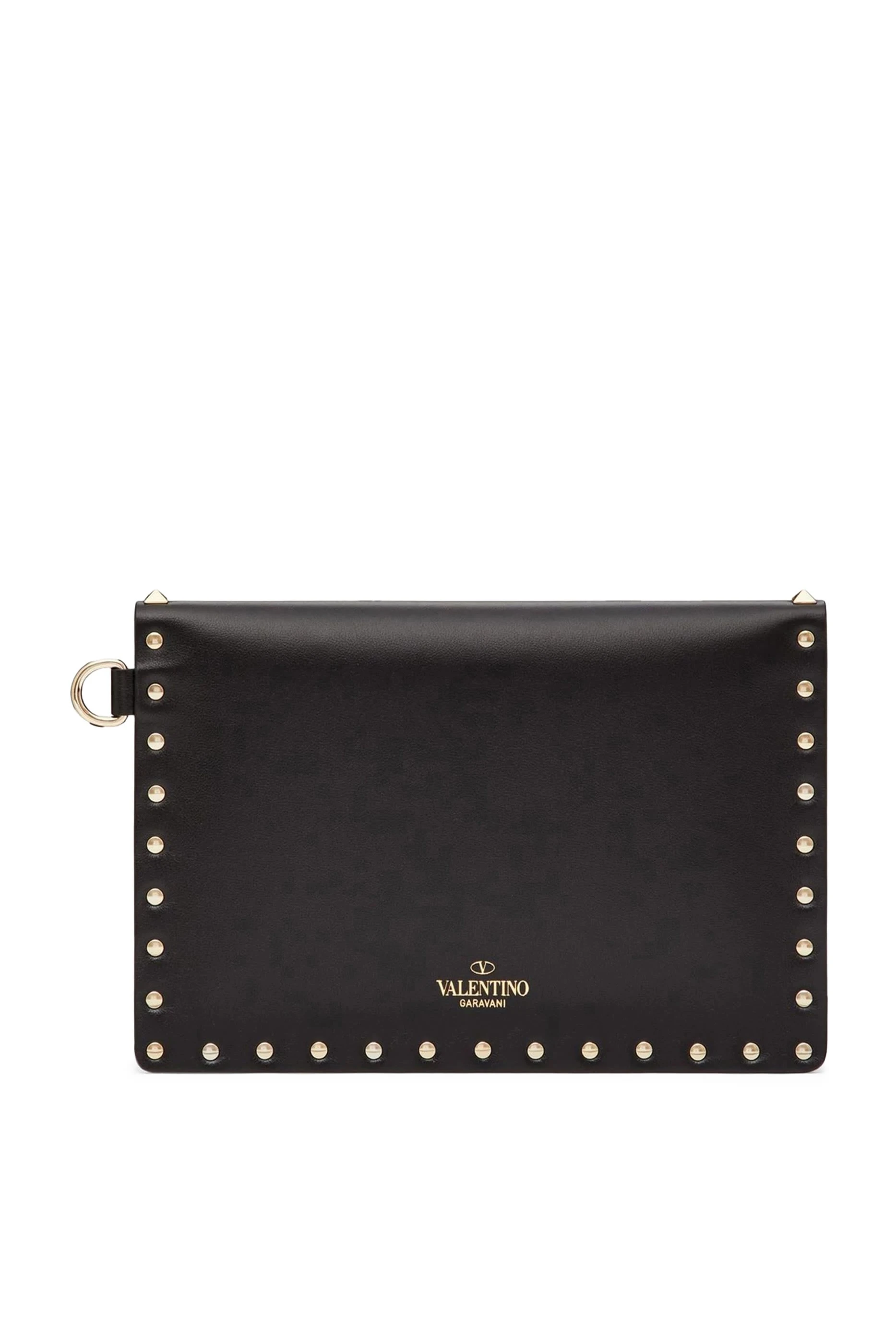 Valentino Garavani Rockstud Clutch Black Bag DB