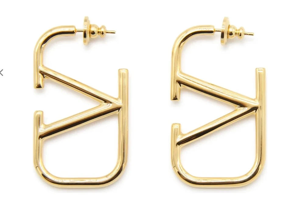 Valentino Garavani V Logo Earings