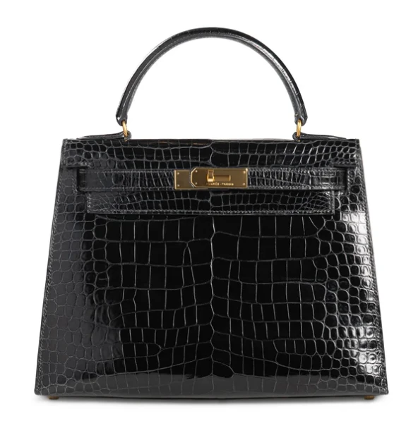 Hermes Kelly 28 Shiny Crocodile Leather (2019)