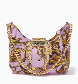 Versace Jeans Couture 01 Crossbody Bag Regalia Baroque Print PU DB/ST