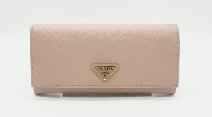 Prada Saffiano Continental Wallet Begie BO