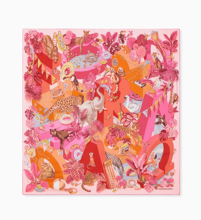 Hermes Le Jardin Des Peintres Scarf BO
