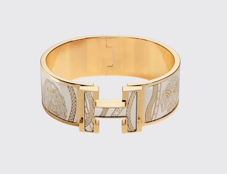 Hermes Clic Clac H bracelet Panoplie Equestre DB/BO