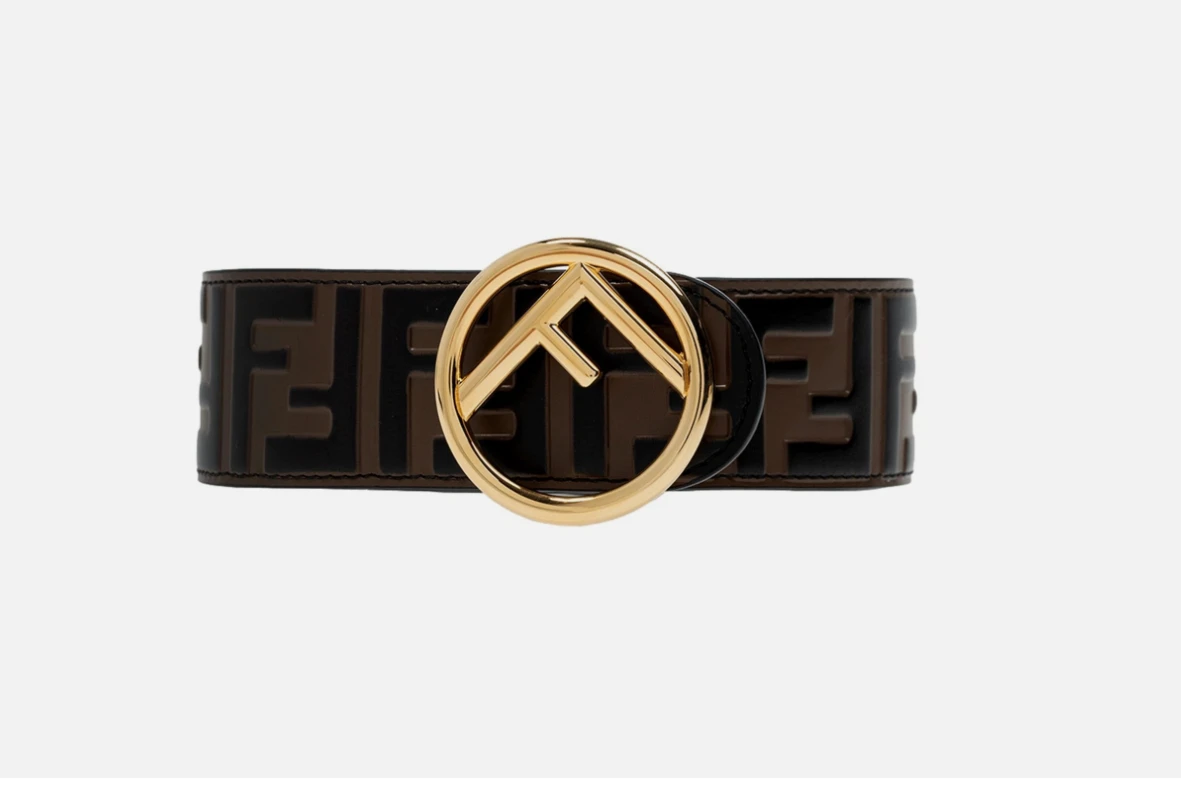 Fendi Zucca Black Belt