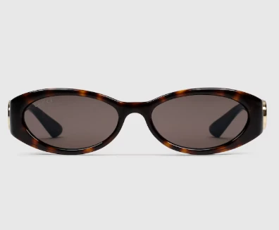 Gucci Oval Frame 55 18-145/L Sunglasses PO