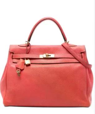 Hermes Kelly Sac 40 Retourne Red Togo (2012) ST/DB