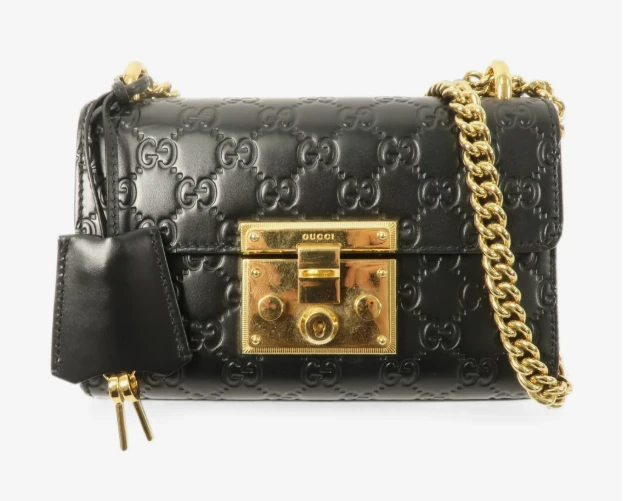 Gucci Padlock Small Black Bag