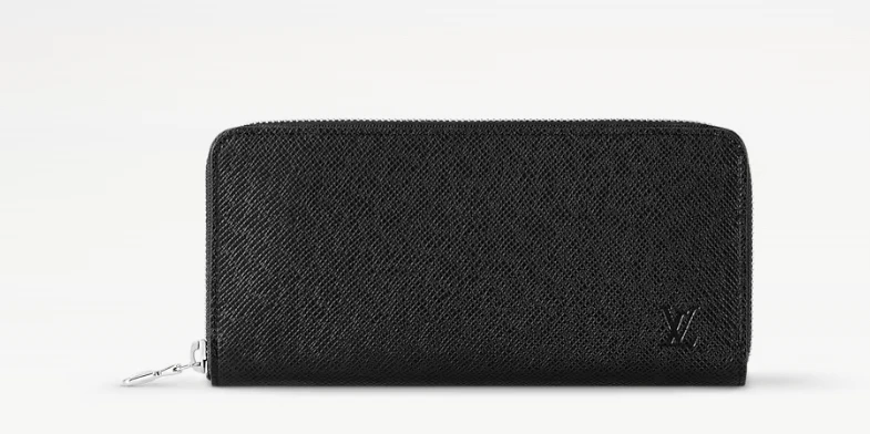 Louis Vuitton Blue Taiga Leather Zippy Wallet