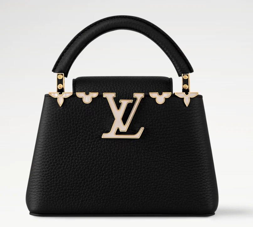 Louis Vuitton Capucines Mini Bag Taurillon Black