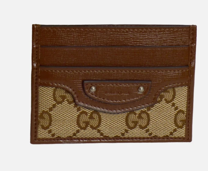 Gucci X Balenciaga Beige EbonynThe Hacker Project Neo Card Case