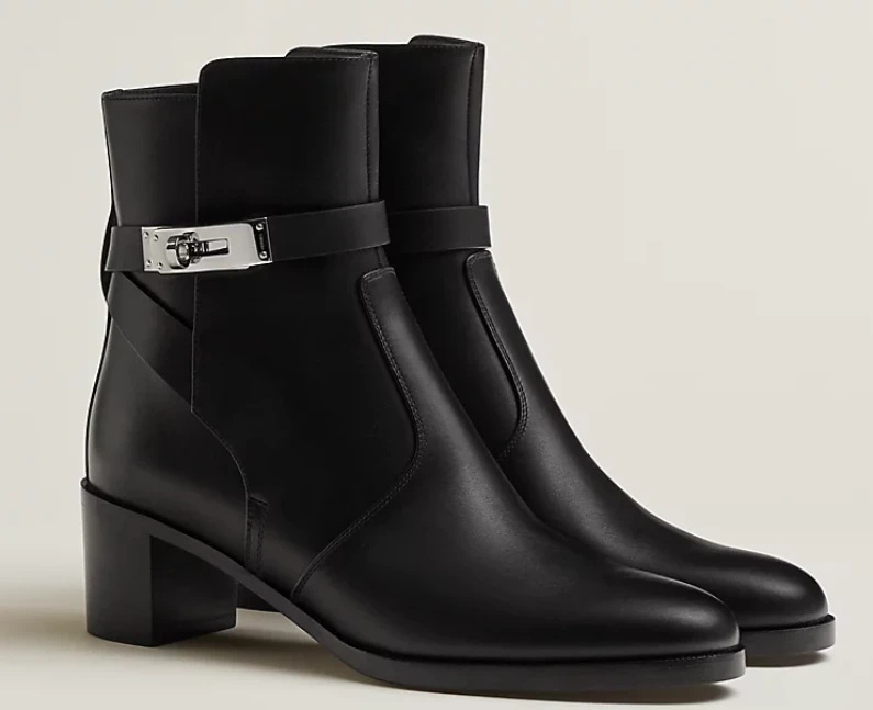 Hermès Frenchie 50 Ankle Boot Size 36.5