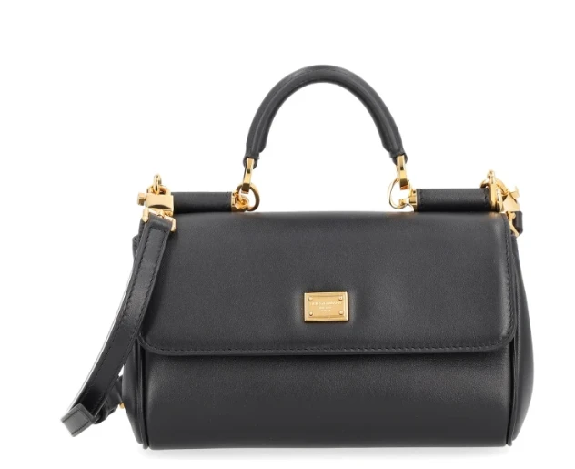 Dolce & Gabbana My Sicily Black Crossbody Bag