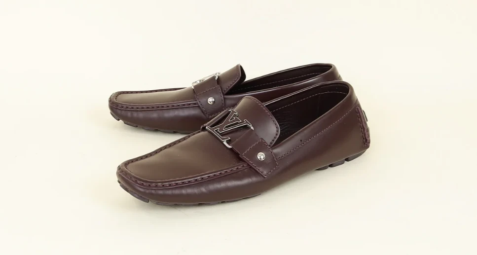 Louis Vuitton  Monte Carlo Loafers In Brown Leather
