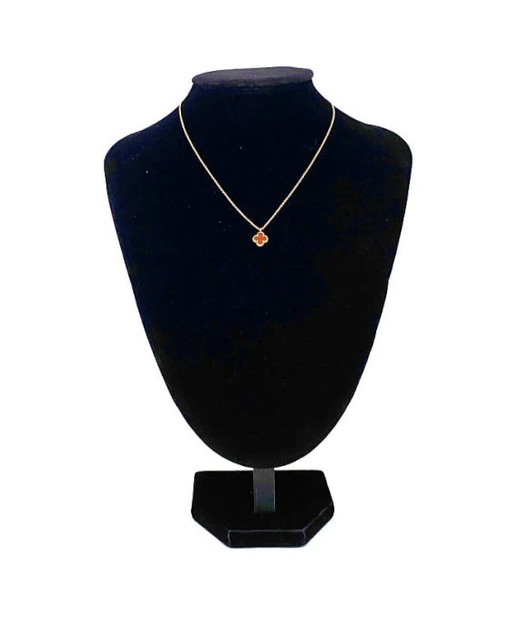 Van Cleef and Arpels Sweet Alhambra Mini Necklace In 18k Yellow Gold